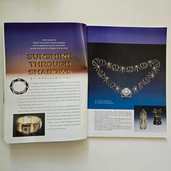 Lapidary Journal Magazine April 1998 Design Edition Inlay Influences From Quilts - Picture 5 of 12